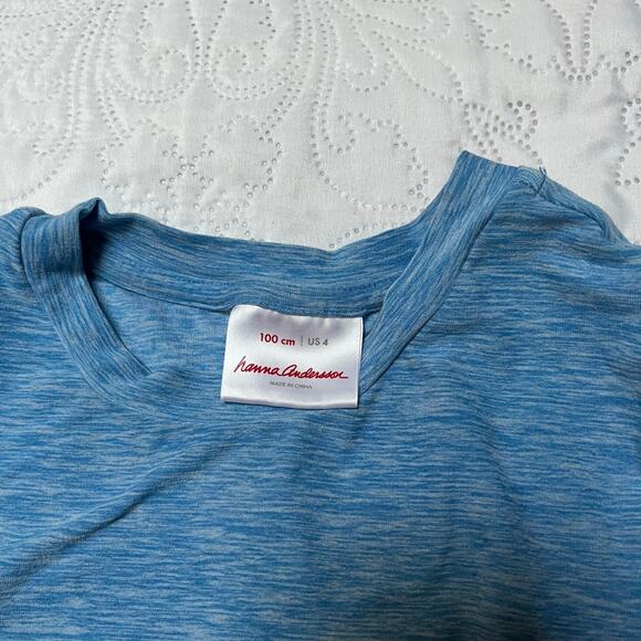 Hanna Andersson Sunblock UV Art Tee Size 4 - Picture 3 of 4
